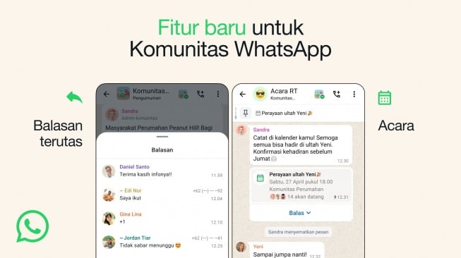 Fitur Baru Whatsapp Kini Bisa Jadwalkan Acara Di Komunitas Update