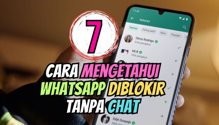 7 Cara Mengetahui Whatsapp Kita Diblokir Tanpa Chat Dia