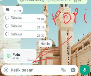 Cara Melihat Ulang Foto Whatsapp yang Dikirim Dengan Fitur Sekali Lihat