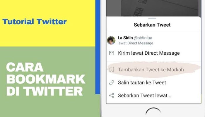 Tips Cara Membuat Bookmarks Twitter untuk Menyimpan Tweet di Timeline