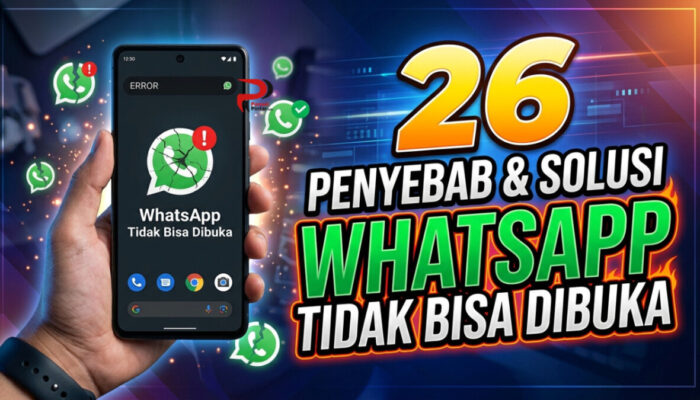 26 Penyebab dan Solusi WhatsApp Tidak Bisa Dibuka