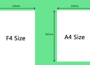 Apakah Ukuran Kertas A4 Dan F4 Sama ? Ini Jawabanya