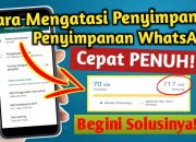 4 Cara Ampuh Atasi Memori Whatsapp yang Penuh