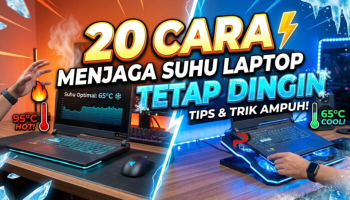 20 Cara Menjaga Suhu Laptop Tetap Dingin