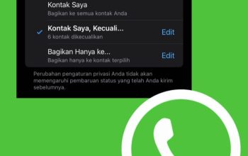 Cara Hide atau Menyembunyikan Story Status WhattsApp