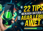 22 Tips Menjaga Baterai HP Agar Lebih Awet