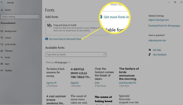 Langkah-Langkah Mudah dan Aman untuk Menginstal Font di Windows 10
