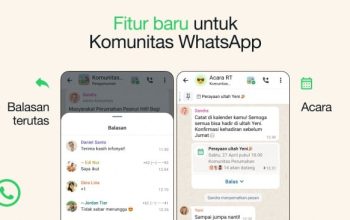 FItur Baru WhatsApp Kini Bisa Jadwalkan Acara di Komunitas