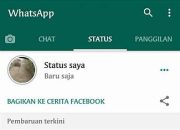 Cara Paling Mudah Membagikan WhatsApp Status Ke Facebook Story