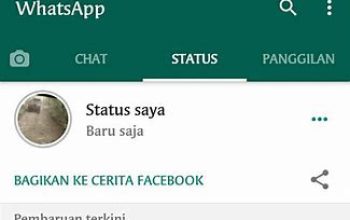 Cara Paling Mudah Membagikan WhatsApp Status Ke Facebook Story