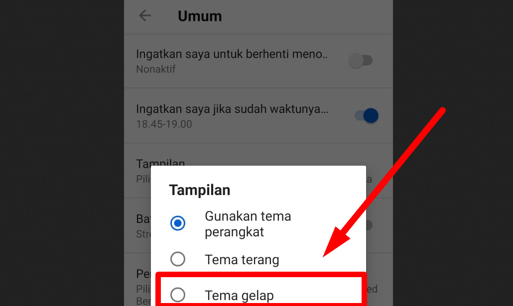 Cara Mengubah Tampilan YouTube Menjadi Gelap di PC