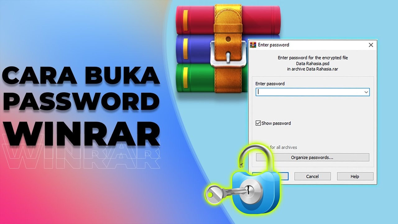 Cara Mudah Membuka Password RAR dengan Software Khusus