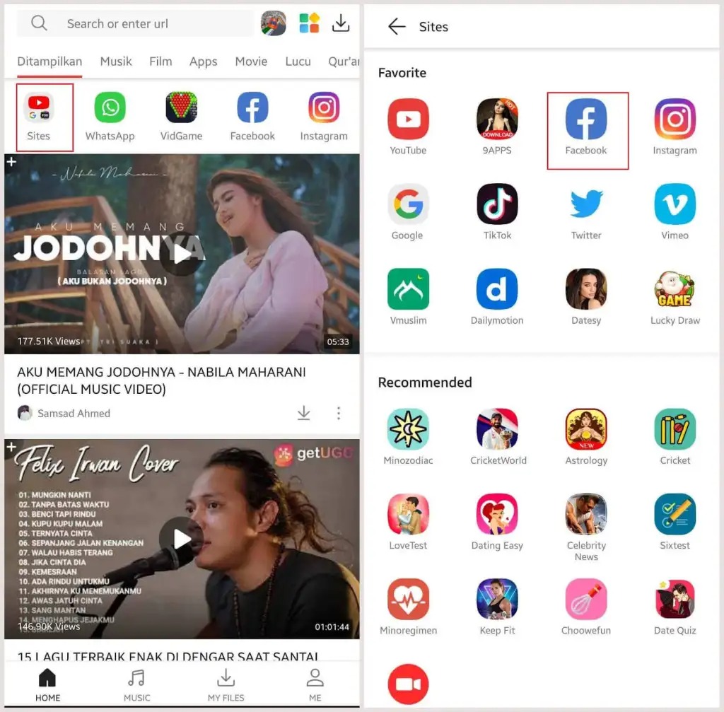 Cara Download Lagu dan Video Menggunakan Vidmate di Android