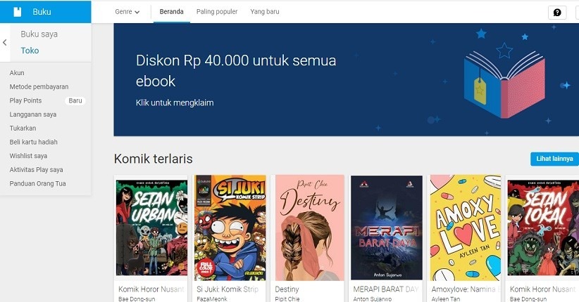 Cara Dapatkan Buku Menarik dengan Mudah di Google Play Buku