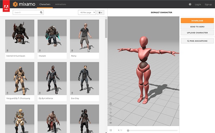 Cara Membuat 3D Model dengan Aplikasi Mixamo dengan Mudah di Android