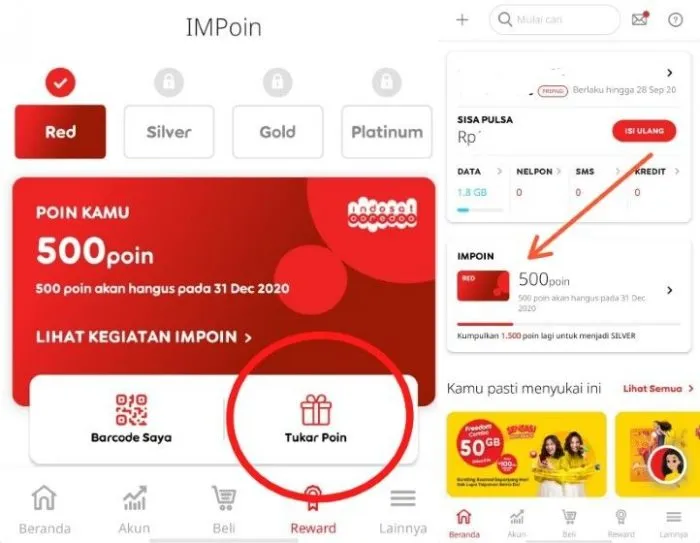 Cara Mengecek Poin Indosat IM3 IMPoin yang Dimiliki