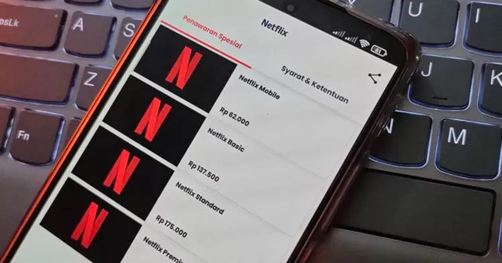 Cara Ganti Paket Berlangganan Netflix lewat Ponsel dan PC