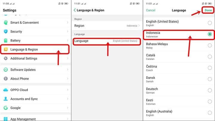 Langkah Mudah Mengubah Pengaturan Bahasa Pada Ponsel OPPO Ke Bahasa Lain