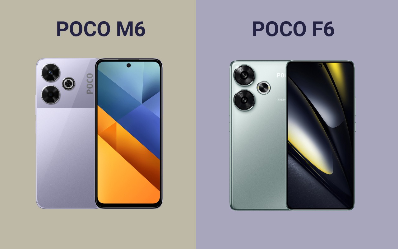 Perbandingan POCO M6 Dan POCO F6 Lebih Unggul Yang Mana?