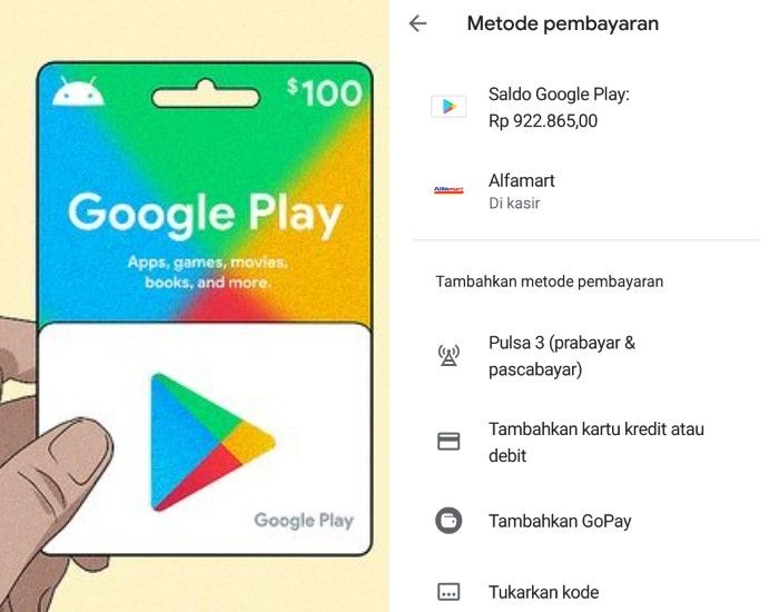 Cara Top Up Saldo Google Play Via Transfer Rekening