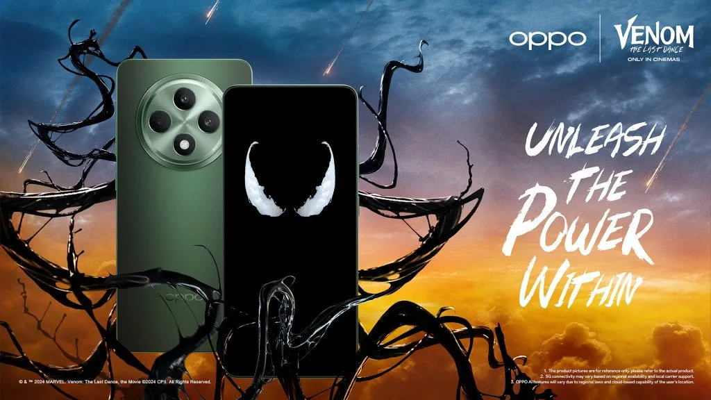 Kolaborasi Epik! Oppo Indonesia Gandeng Sony Pictures Hadirkan Venom: The Last Dance dengan Teknologi Canggih Reno12 F Series