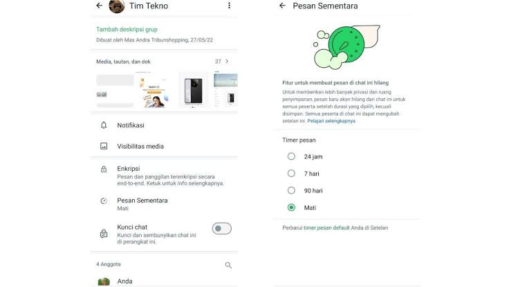 Fitur Baru WhatsApp: Pesan Sementara untuk Keamanan dan Privasi UPDATE 2024