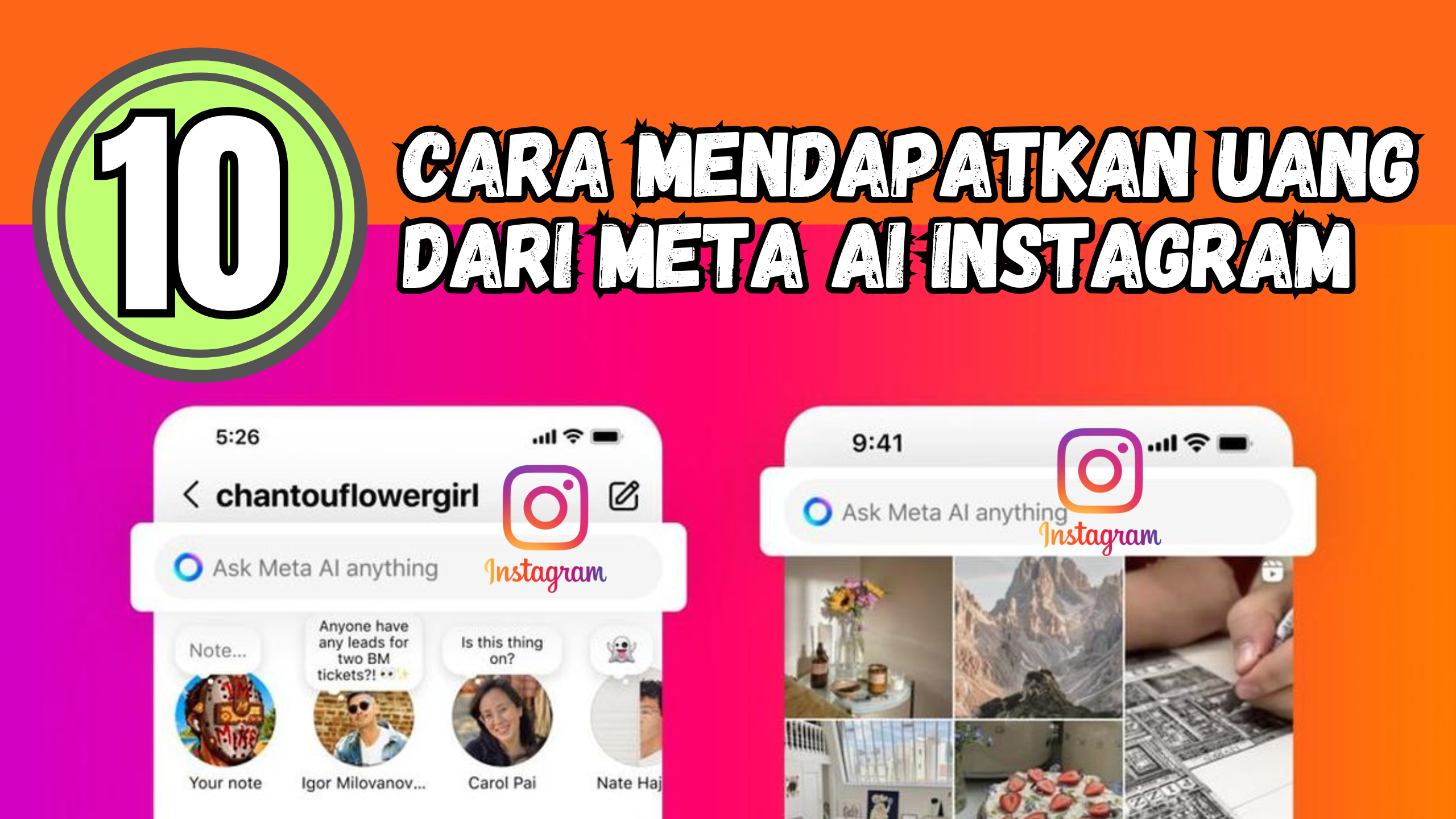 10 Cara Mendapatkan Uang dari Meta AI Instagram