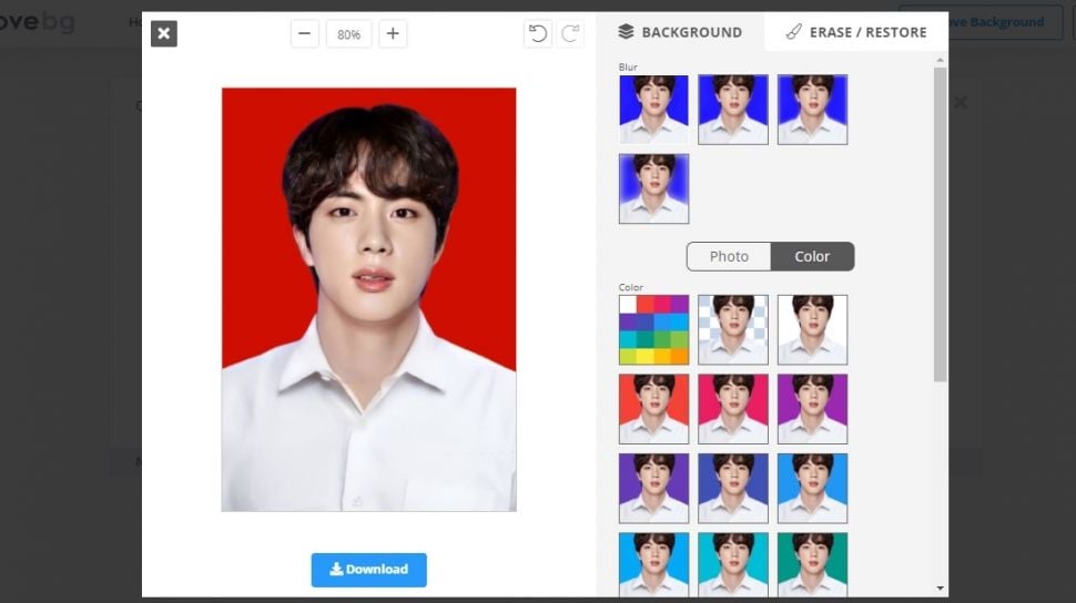 Cara Ganti Warna Background Foto Online Otomatis