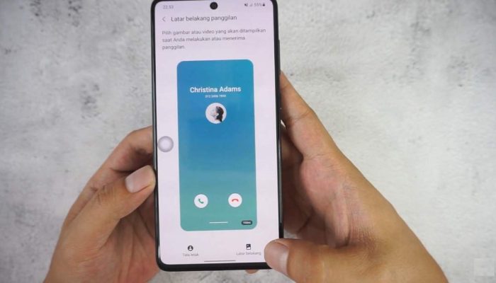 Begini Cara Menggunakan Fitur Call Background Samsung