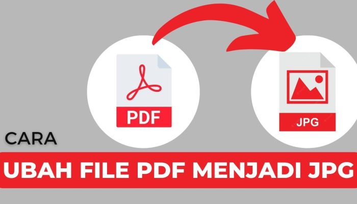 Cara Mengubah Format PDF ke JPG Tanpa Internet
