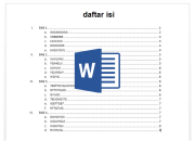 Cara Membuat Daftar Isi di Word HP dengan Cepat dan Mudah