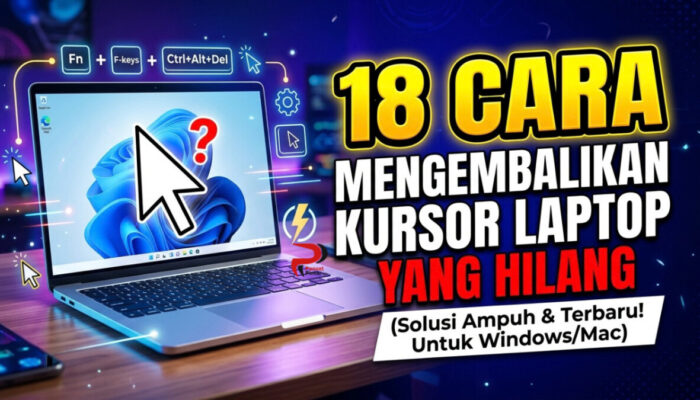 18 Cara Mengembalikan Kursor Laptop yang Hilang