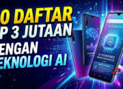 20 Daftar HP 3 Jutaan dengan Teknologi AI