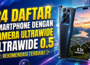 24 Daftar Smartphone dengan Kamera Ultrawide 0,5