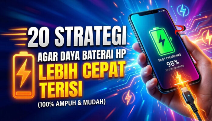 20 Strategi Agar Daya Baterai HP Lebih Cepat Terisi