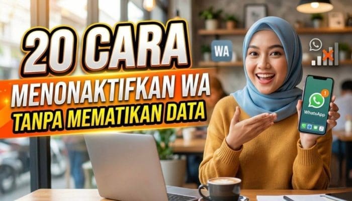 20 cara Menonaktifkan WA Tanpa Mematikan Data