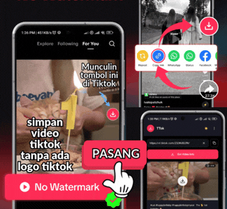 Download Video Tiktok Tanpa Watermark Gratis