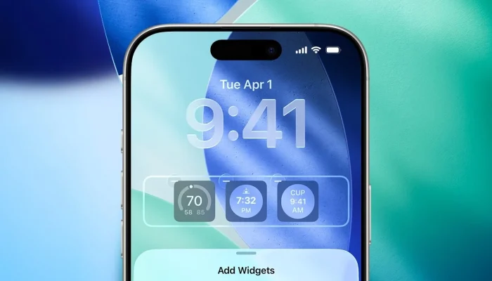 Bikin Layar Kunci Iphone Lebih Keren Dengan Tampilan Jam Unik