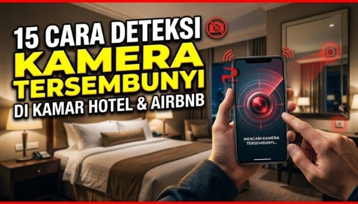 15 Cara Deteksi Kamera Tersembunyi di Kamar Hotel dan Airbnb