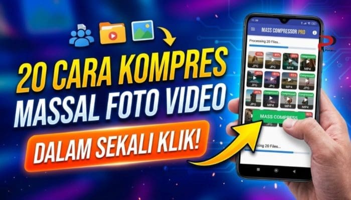 20 Cara Kompres Massal Foto Video dalam Sekali Klik