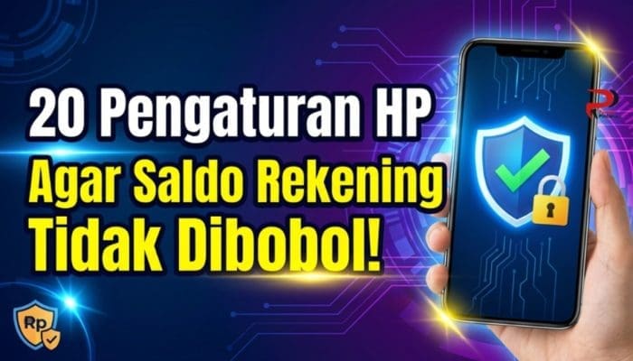 20 Pengaturan HP Agar Saldo Rekening Tidak Dibobol