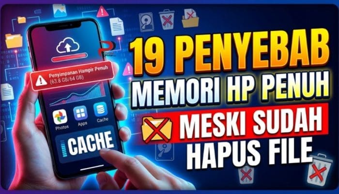 19 Penyebab Memori HP Penuh Meski Sudah Hapus File