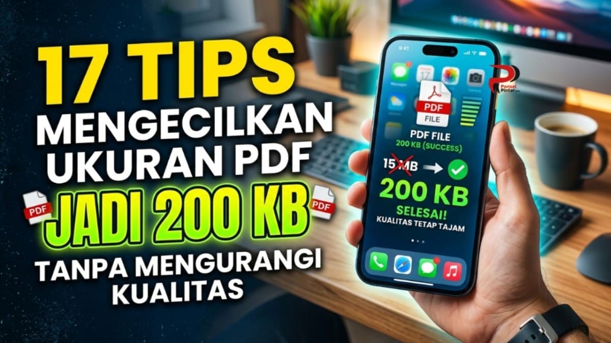 17 Tips Mengecilkan Ukuran PDF Jadi 200 KB Tanpa Mengurangi Kualitas 2026