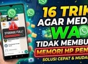 16 Trik Agar Media WA Tidak Membuat Memori HP Penuh