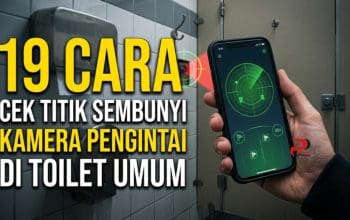19 Cara Cek Titik Sembunyi Kamera Pengintai di Toilet Umum