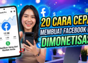 20 Cara Cepat Membuat Facebook Pro Dimonetisasi