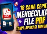 18 Cara Cepat Mengecilkan File PDF Tanpa Aplikasi Tambahan