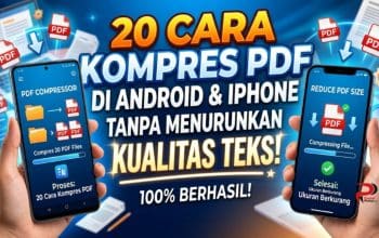 20 Cara Kompres PDF di Android dan iPhone Tanpa Menurunkan Kualitas Teks