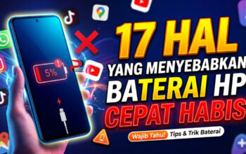 17 Hal Yang Menyebabkan Baterai HP Cepat Habis