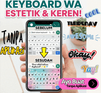 Keyboard estetik wa tanpa apliaksi